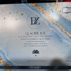 Glacier Ice Age-Defying Face Pad Masks w/ Vitamin E Booster - set of 10